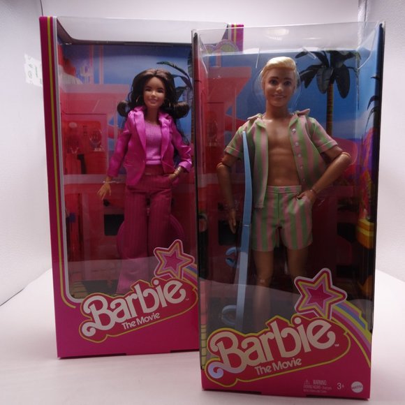 Barbie The Movie Ken Doll And Gloria Doll Set New 2023 - Picture 2 of 3